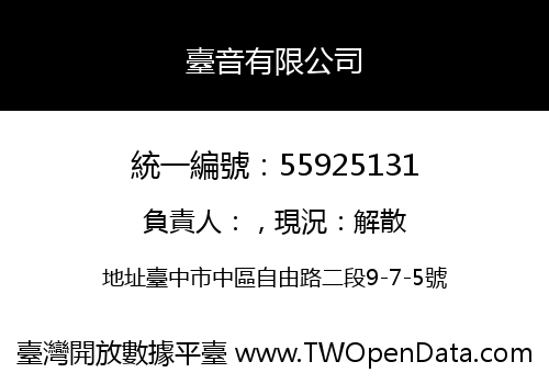 臺音有限公司