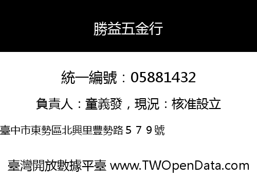 勝益五金行