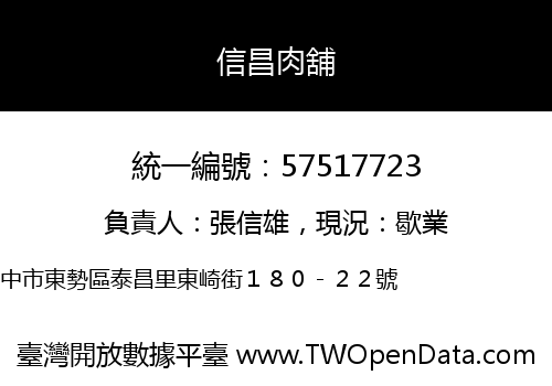信昌肉舖