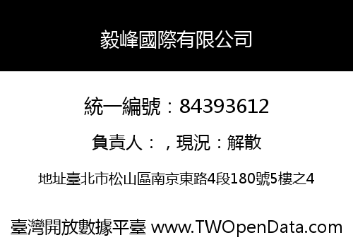 毅峰國際有限公司