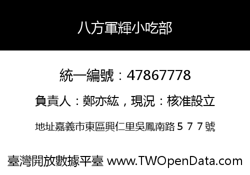 八方軍輝小吃部