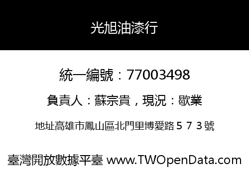 光旭油漆行