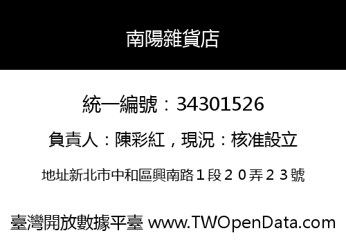 南陽雜貨店
