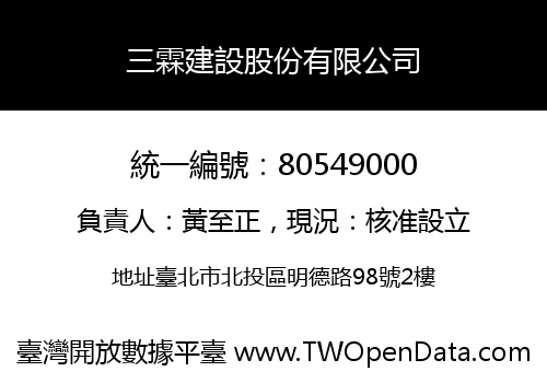 三霖建設股份有限公司