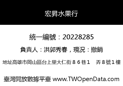 宏昇水果行