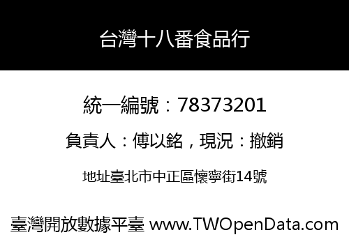 台灣十八番食品行