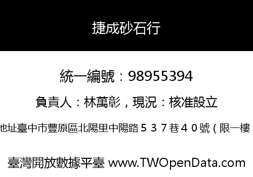 捷成砂石行