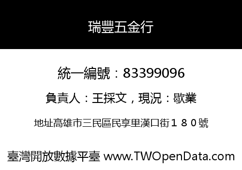 瑞豐五金行