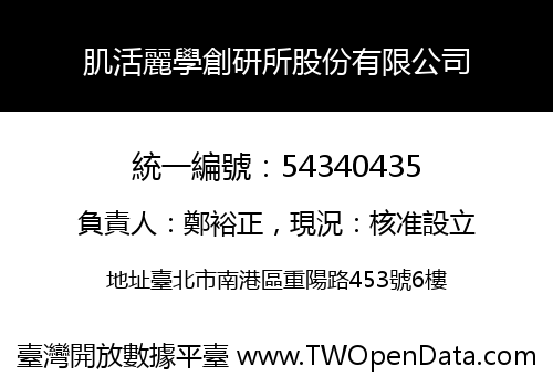 肌活麗學創研所股份有限公司