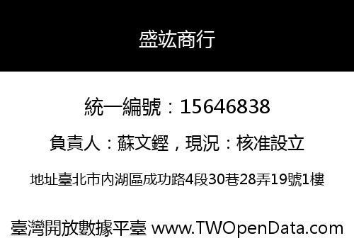盛竑商行