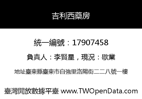 吉利西藥房