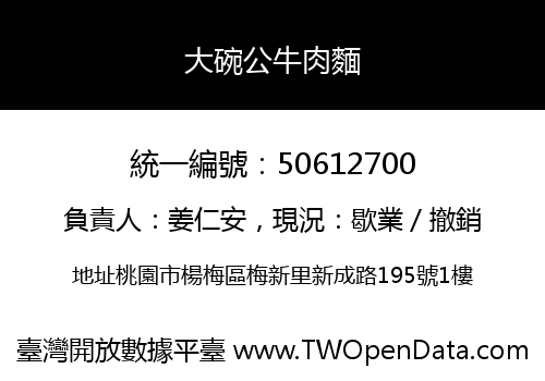 大碗公牛肉麵