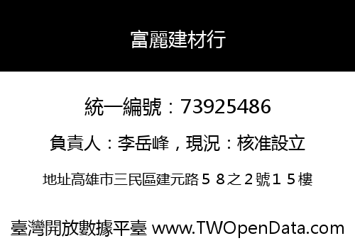 富麗建材行