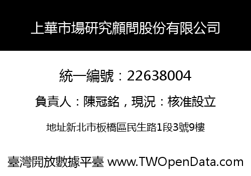 上華市場研究顧問股份有限公司