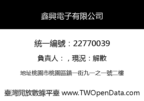 鑫興電子有限公司