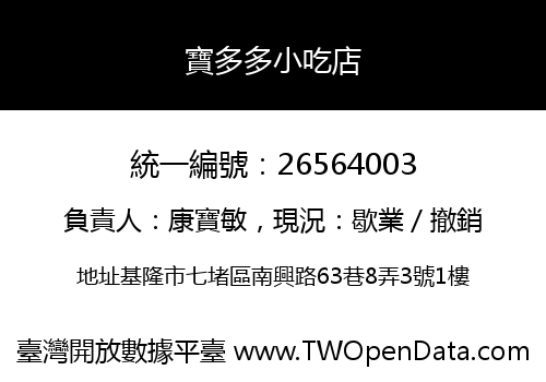 寶多多小吃店