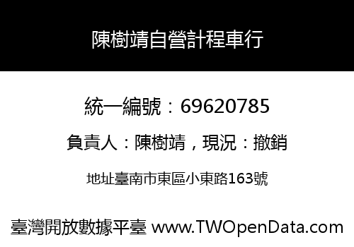 陳樹靖自營計程車行