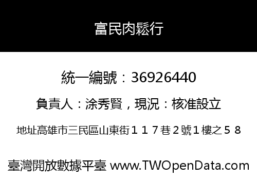 富民肉鬆行