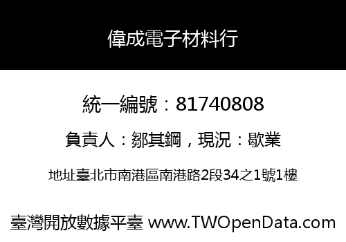 偉成電子材料行