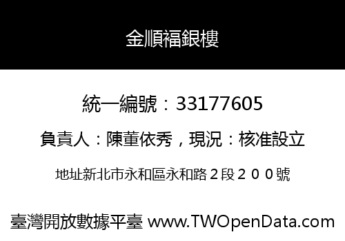 金順褔銀樓