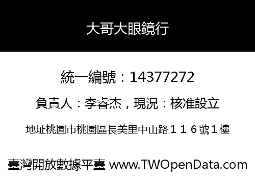 大哥大眼鏡行