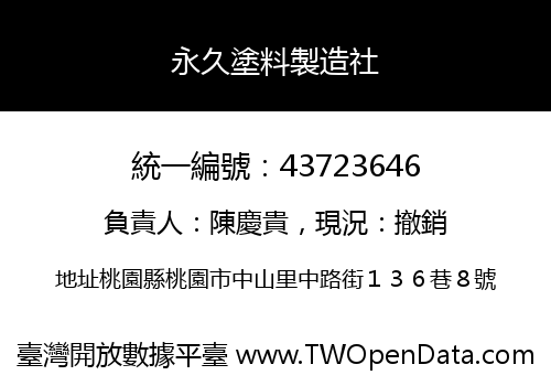 永久塗料製造社