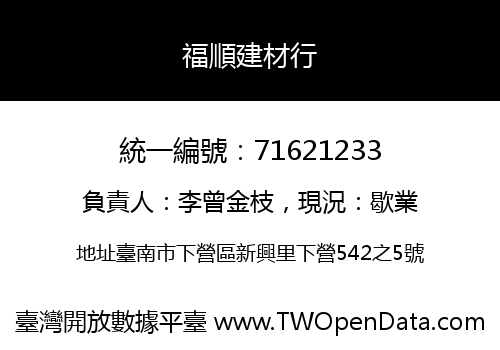 福順建材行