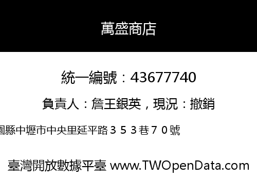 萬盛商店