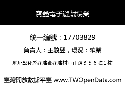 寶鑫電子遊戲場業