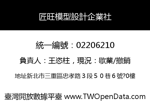 匠旺模型設計企業社