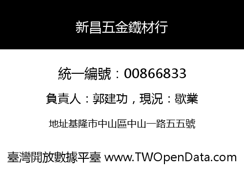 新昌五金鐵材行