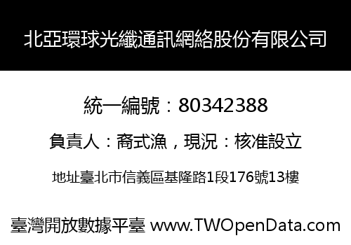 北亞環球光纖通訊網絡股份有限公司