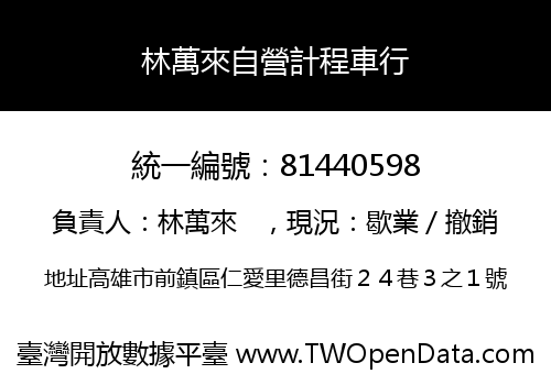 林萬來自營計程車行
