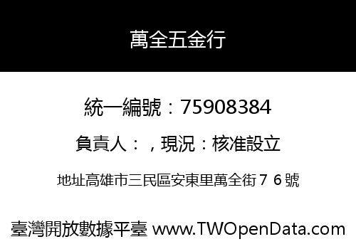 萬全五金行