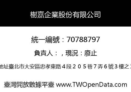 樹嘉企業股份有限公司