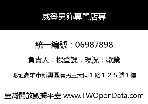 威登男飾專門店奡