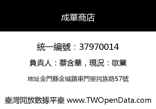 成華商店