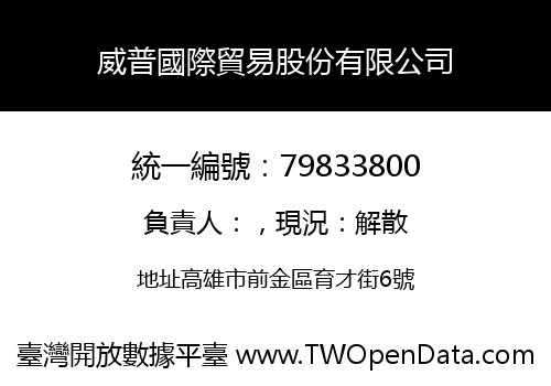 威普國際貿易股份有限公司