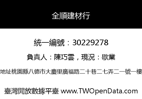 全順建材行