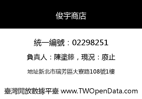 俊宇商店