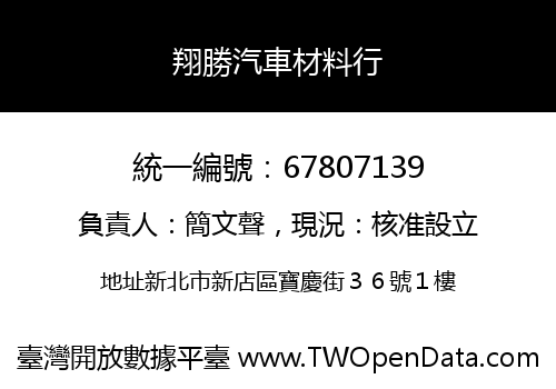 翔勝汽車材料行