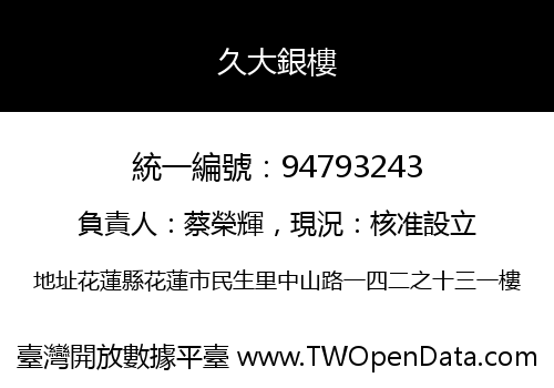 久大銀樓