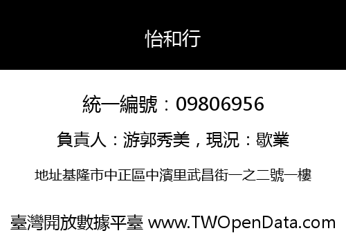 怡和行