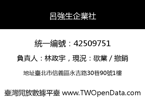 呂強生企業社