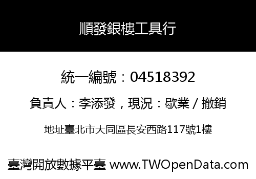 順發銀樓工具行