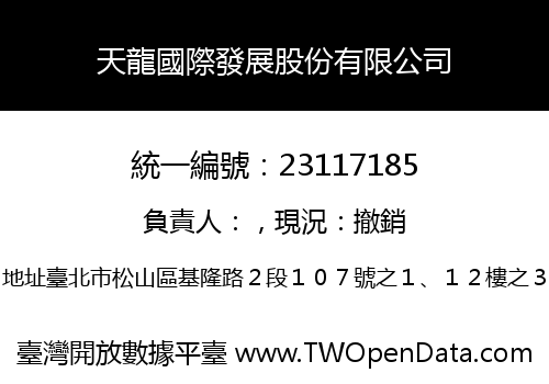 天龍國際發展股份有限公司