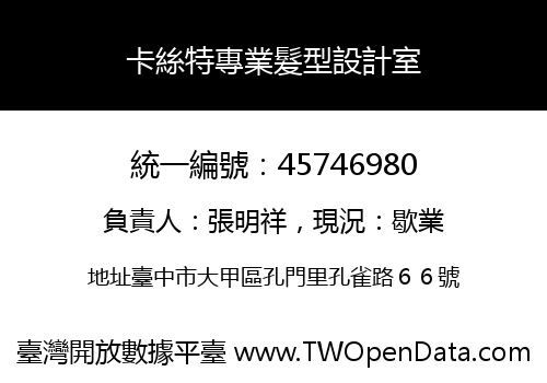 卡絲特專業髮型設計室