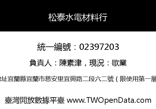 松泰水電材料行