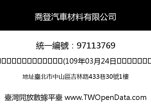 喬登汽車材料有限公司