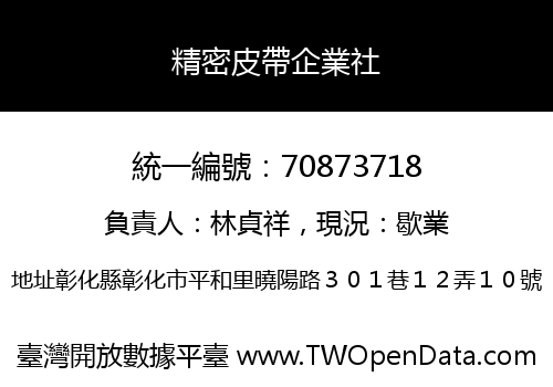 精密皮帶企業社